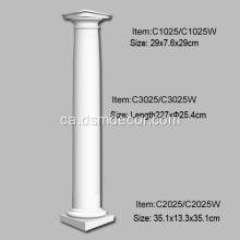 Columnes toscanes per a interior i exterior